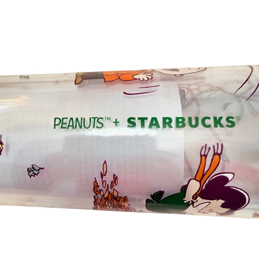 Starbucks Peanuts Snoopy Pumpkin Topper Venti Cold Cup Tumbler 24oz NEW 2026 - Picture 4 of 4